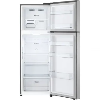 Frigider cu doua usi LG GTBV38PZGKD, 335 l, Full No frost, LinearCooling, DoorCooling+, Compresor Inverter Linear, Clasa E, H 172 cm, Inox