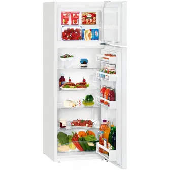 Frigider cu doua usi Liebherr CTPe 251-26, 270 l, Clasa E, VarioSpace, SmartFrost, H 157.1 cm, Alb