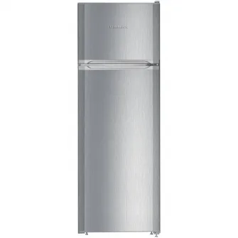 Frigider cu doua usi Liebherr CTPele251-26, 270 l, Clasa E, VarioSpace, SmartFrost, H 157.1 cm, Inox
