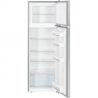 Frigider cu doua usi Liebherr CTPele251-26, 270 l, Clasa E, VarioSpace, SmartFrost, H 157.1 cm, Inox