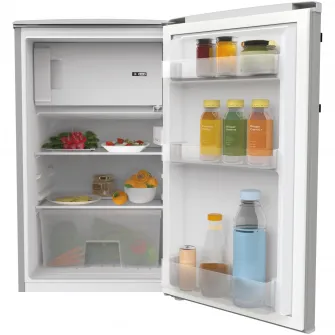 Frigider cu o usa Candy COT1S45ESH, 106 l, H 84 cm, Clasa E, Argintiu