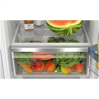 Frigider cu o usa incorporabil Bosch KIR21VFE0, 136 l, EcoAirflow, Iluminare LED, Clasa E, H 87 cm