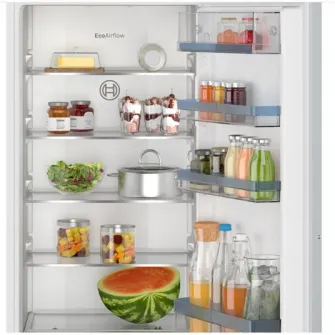 Frigider cu o usa incorporabil Bosch KIR41VFE0, 204 l, EcoAirflow, Iluminare LED, FreshSense, Clasa E, H 122 cm