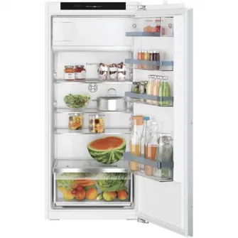 Frigider incorporabil BOSCH KIL42VFE0 cu compartiment de congelare integrat EcoAirflow Iluminare LED FreshSense Clasa energetica E 122.5x 56cm flat hinge Seria 4 Alb