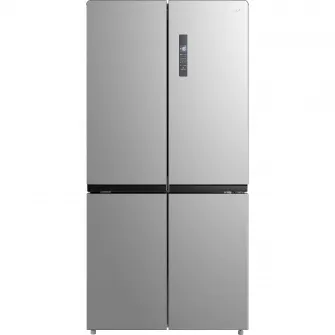 Frigider Side by side Tesla RM6400FMX, 622 l, Total No Frost, LED touch screen, Clasa E, H 193.5 cm, Inox