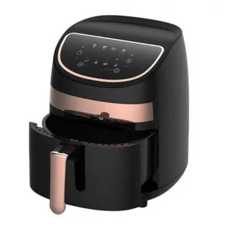 Friteuza cu aer cald Deerma KZ100, capacitate 3L, pana la 200 grade Celsius, 8 Programe, 1000W, negru