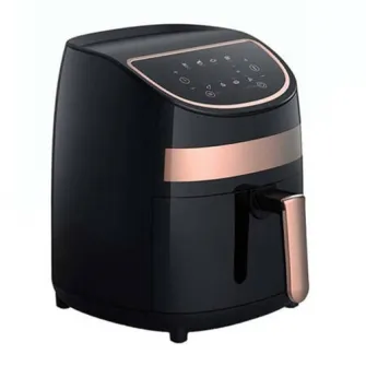 Friteuza cu aer cald Deerma KZ100, capacitate 3L, pana la 200 grade Celsius, 8 Programe, 1000W, negru