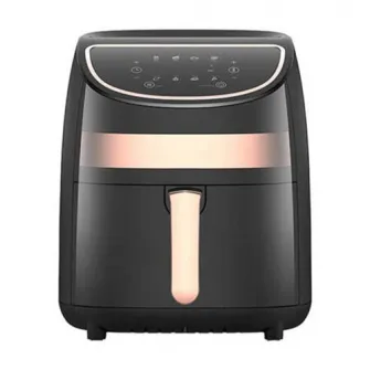 Friteuza cu aer cald Deerma KZ100, capacitate 3L, pana la 200 grade Celsius, 8 Programe, 1000W, negru