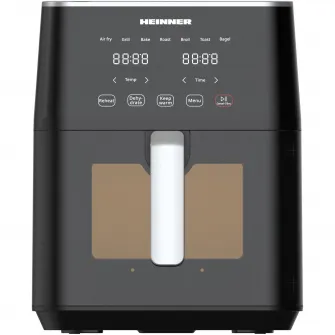 Friteuza cu aer cald Heinner cyclonefry cook HAF-M7BK1800 , 1500-1800w, capacitate 7l, display digital cu control touch, termostat reglabil 40-200 grade, Negru