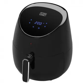 Friteuza digitala fara ulei XL Star-Light Airfryer DAFB-5020BL, 2000W, 5.0 L, Control Digital, 8 Programe Presetate, Negru