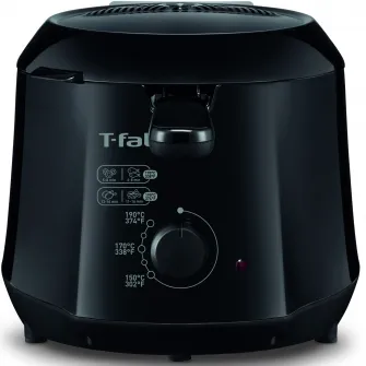 Friteuza Tefal Minicompact FF230831 Principio, 1000W, 1.2L, termostat reglabil 150-190°C, negru