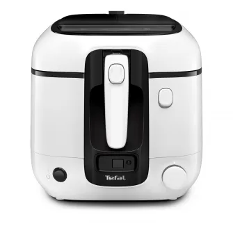 Friteuza Tefal Super Uno FR314030, 1800W, capacitate preparare 2.2L, filtru miros, termostat ajustabil 190°C, alb