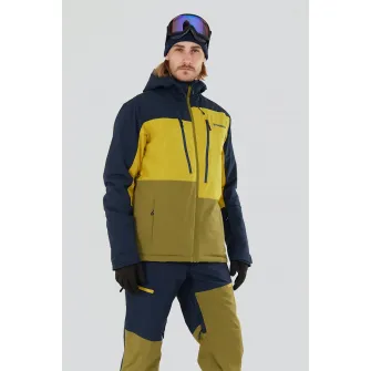 Fundango, Jacheta cu gluga, pentru schi Atlas Allmountain, Galben, Bleumarin, XL