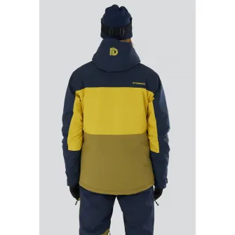 Fundango, Jacheta cu gluga, pentru schi Atlas Allmountain, Galben, Bleumarin, XL