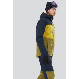 Fundango, Jacheta cu gluga, pentru schi Atlas Allmountain, Galben, Bleumarin, XL