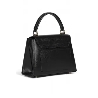 Furla, Geanta crossbody din piele 1927, Negru/Auriu