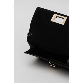 Furla, Geanta crossbody mica din piele 1927, Negru