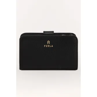 Furla, Portofel din piele Camelia, Negru