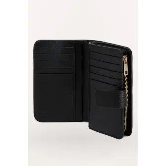 Furla, Portofel din piele Camelia, Negru
