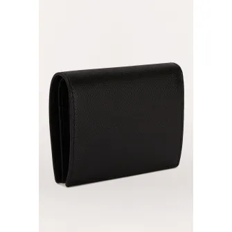 Furla, Portofel pliabil din piele Camelia, Negru