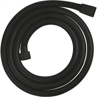 Furtun de dus Grohe VitalioFlex 287422432, universal, 1/2 x 1/2, 1.75 m, anti-rasucire, mat, negru
