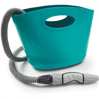 Furtun de gradina extensibil 05 - 15 m Aquapop 15 GF Garden,extensie 05 - 15 m,accesorii incluse,albastru