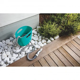 Furtun de gradina extensibil 05 - 15 m Aquapop 15 GF Garden,extensie 05 - 15 m,accesorii incluse,albastru
