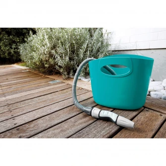 Furtun de gradina extensibil 05 - 15 m Aquapop 15 GF Garden,extensie 05 - 15 m,accesorii incluse,albastru