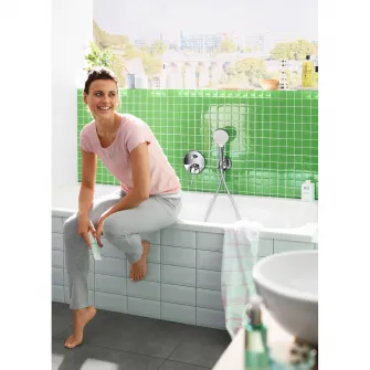 Furtun dus Hansgrohe Isiflex, crom, 2 m