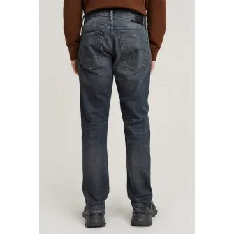 G-STAR, Blugi regular fit din amestec de bumbac, Gri inchis, W30-L32