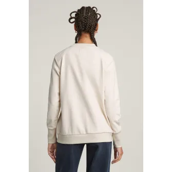 G-Star, Bluza de trening din amestec de bumbac organic, Crem, XS