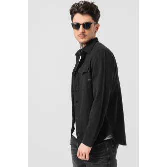 G-STAR, Camasa slim fit Marine, Negru, M