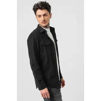 G-STAR, Camasa slim fit Marine, Negru, M