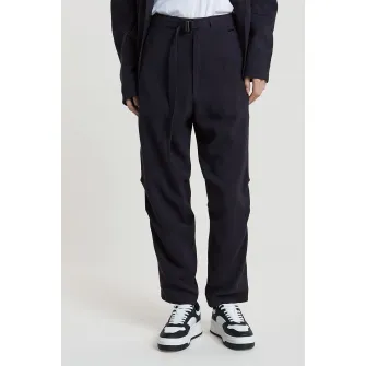 G-Star, Pantaloni drepti cu o curea, Bleumarin, 29