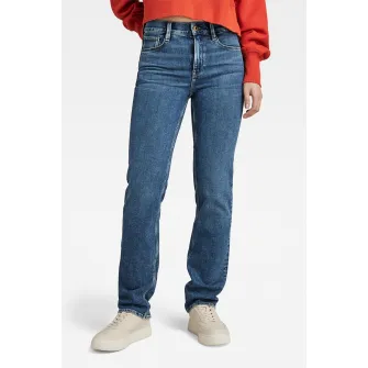 G-Star RAW, Blugi cu croiala dreapta Strace, Albastru melange, W26-L32