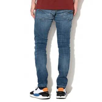 G-Star RAW, Blugi skinny cu aspect decolorat Revend, Albastru, W32-L32