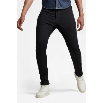G-Star Raw, Blugi slim fit cu buzunare D-staq, Negru, W33-L32