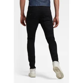 G-Star Raw, Blugi slim fit cu buzunare D-staq, Negru, W33-L32