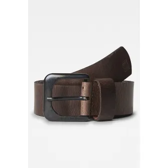 G-Star RAW, Curea de piele Zed, Maro inchis, 100