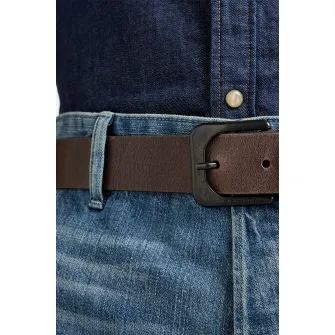 G-Star RAW, Curea de piele Zed, Maro inchis, 100