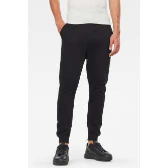 G-Star Raw, Pantaloni sport slim fit cu snur in talie Premium Core, Negru, XL