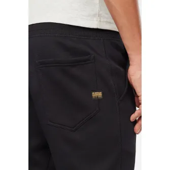 G-Star Raw, Pantaloni sport slim fit cu snur in talie Premium Core, Negru, XL