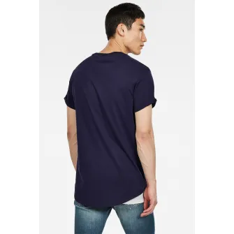 G-Star RAW, Tricou de bumbac organic Lash, Bleumarin, M
