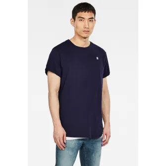 G-Star RAW, Tricou de bumbac organic Lash, Bleumarin, S