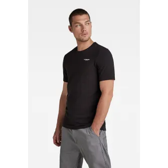 G-Star RAW, Tricou slim fit din amestec de bumbac organic Base, Negru, M