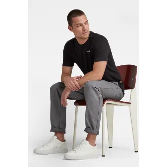 G-Star RAW, Tricou slim fit din amestec de bumbac organic Base, Negru, M