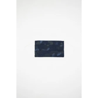 GAP, Masca de protectie din bumbac cu imprimeu - 3 piese, Bleumarin inchis/Alb/Albastru lavanda