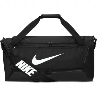 Geanta sport Nike UNISEX NK BRSLA M DUFF - 9.5 (60L) BLACK/BLACK/(WHITE)