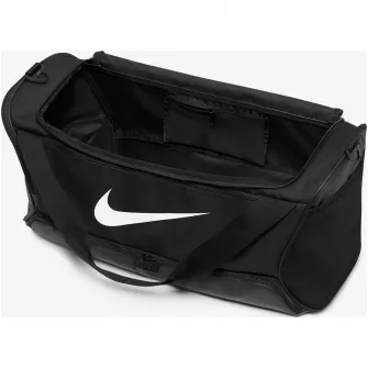 Geanta sport Nike UNISEX NK BRSLA M DUFF - 9.5 (60L) BLACK/BLACK/(WHITE)