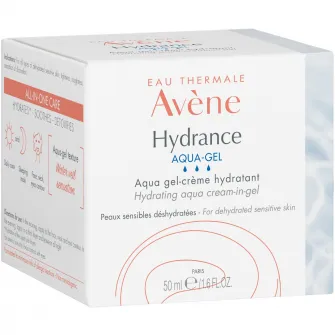 Gel-crema de fata Avene Hydrance Aqua-Gel, 50 ml